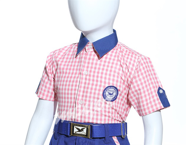 Summer Shirt Halfsleeves Pink Check