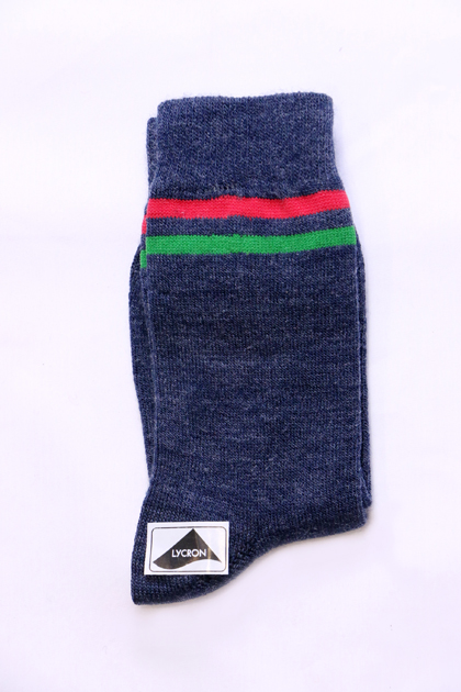 Winter Socks Woolen Navy Blue