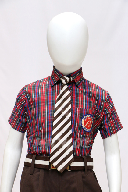 Summer Shirt Halfsleeves Red Check